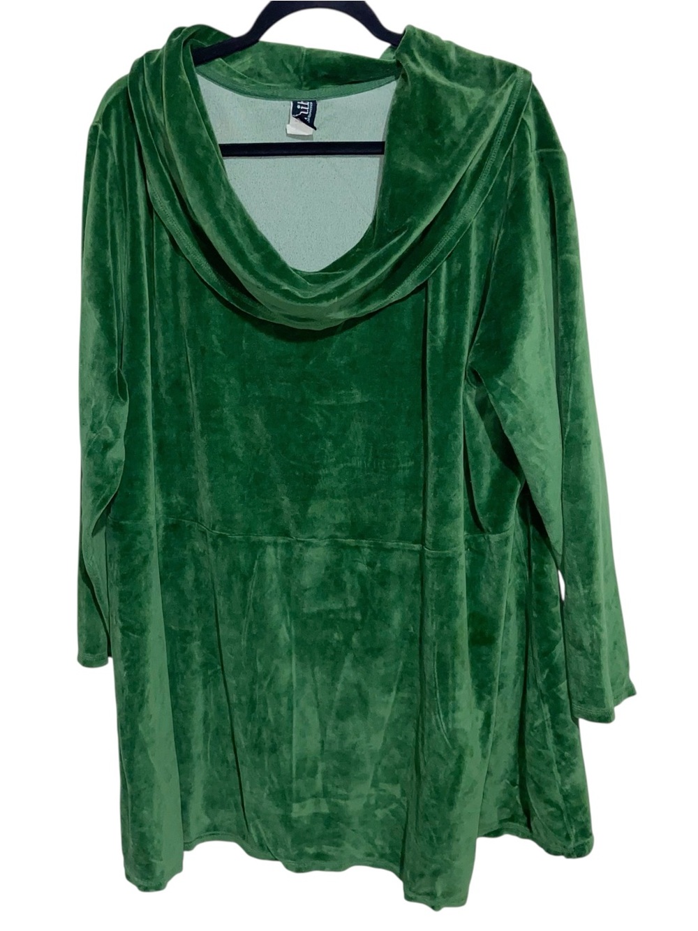 M.I.B. Top Womens Plus Size 3X Velvet Tunic Shirt Boho Artsy USA Making It Big